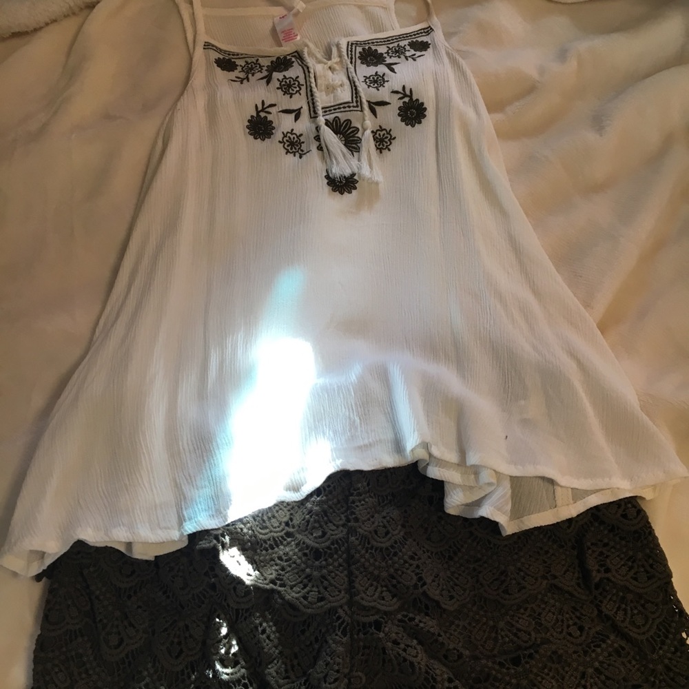 Matching top and shorts